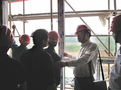 市门窗协会组织抽查会员在建工程及产品质量滁州市门窗幕墙协会
